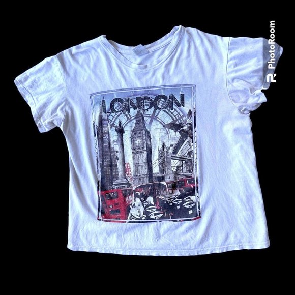 Vintage London England T Shirt Unisex Small?  Big Ben Bus Flag Souvenir … - Picture 3 of 12